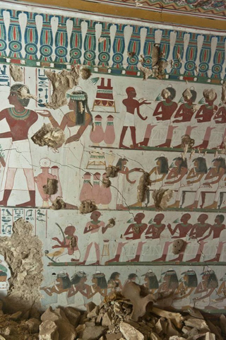 Illustration for article titled Descubren dos tumbas egipcias llenas de murales prácticamente intactos